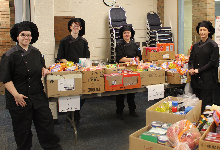 culinary students collect donations